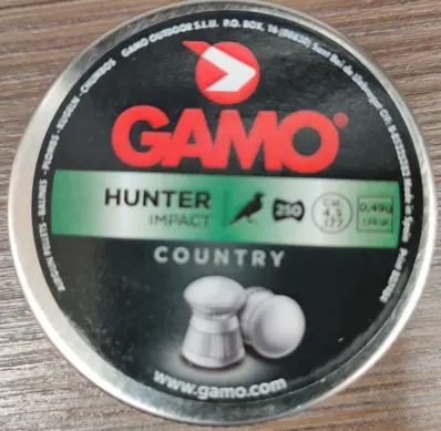 Perdigón Gamo modelo Accutek hunter 4,5 - 0,49gr. 250unds
