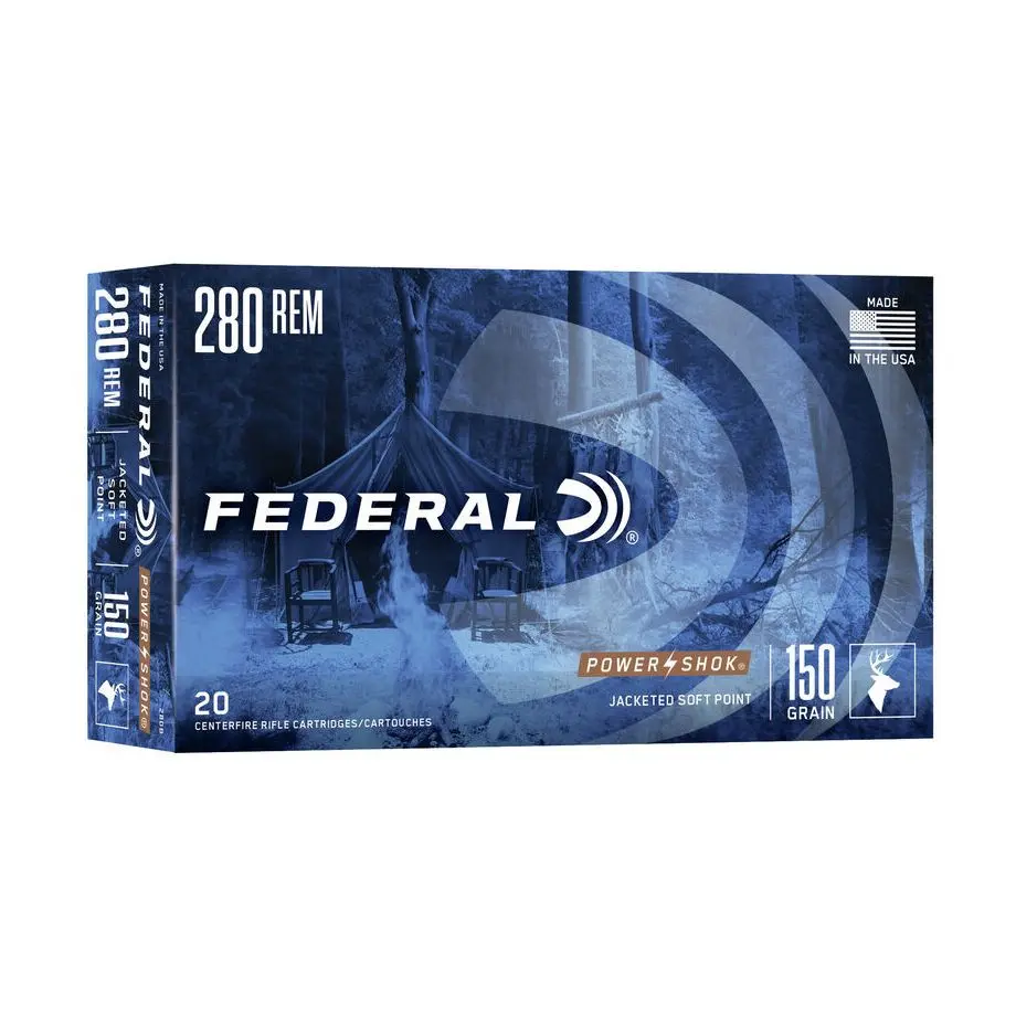 Federal Calibre 280REM. 150Gr. Power Shok SP