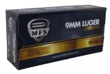 Munición Mfs Calibre 9mm Luger. 124Gr. 