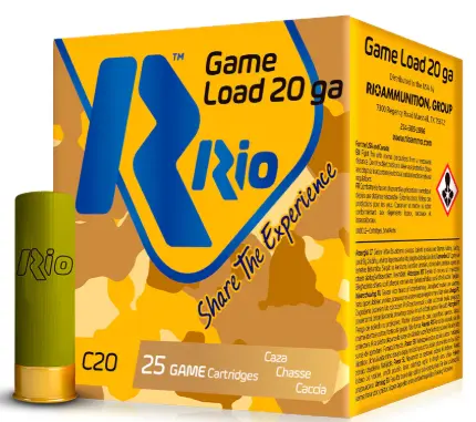 [R4284009170] Cartucho Rio Cal 20/70. 28Gr-10. Modelo: Game Load 20 ga