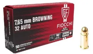 [707650] Munición Fiocchi Calibre 7,65. 73Gr. Classic Line Fmj