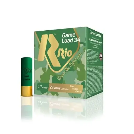 [R2344012220] Cartucho Rio Cal 12/70. 34Gr-8. Modelo: Game Load 34