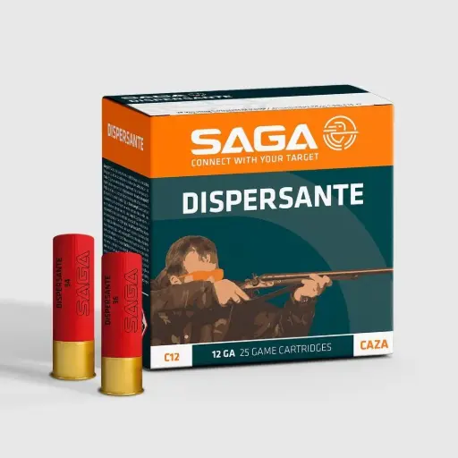 Cartucho Saga Cal 12/70. 36Gr-7. Modelo: Dispersante